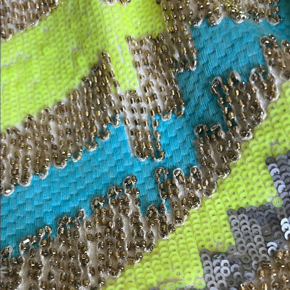 Multicolor Geometric Pattern Dress - Picture 4 of 4
